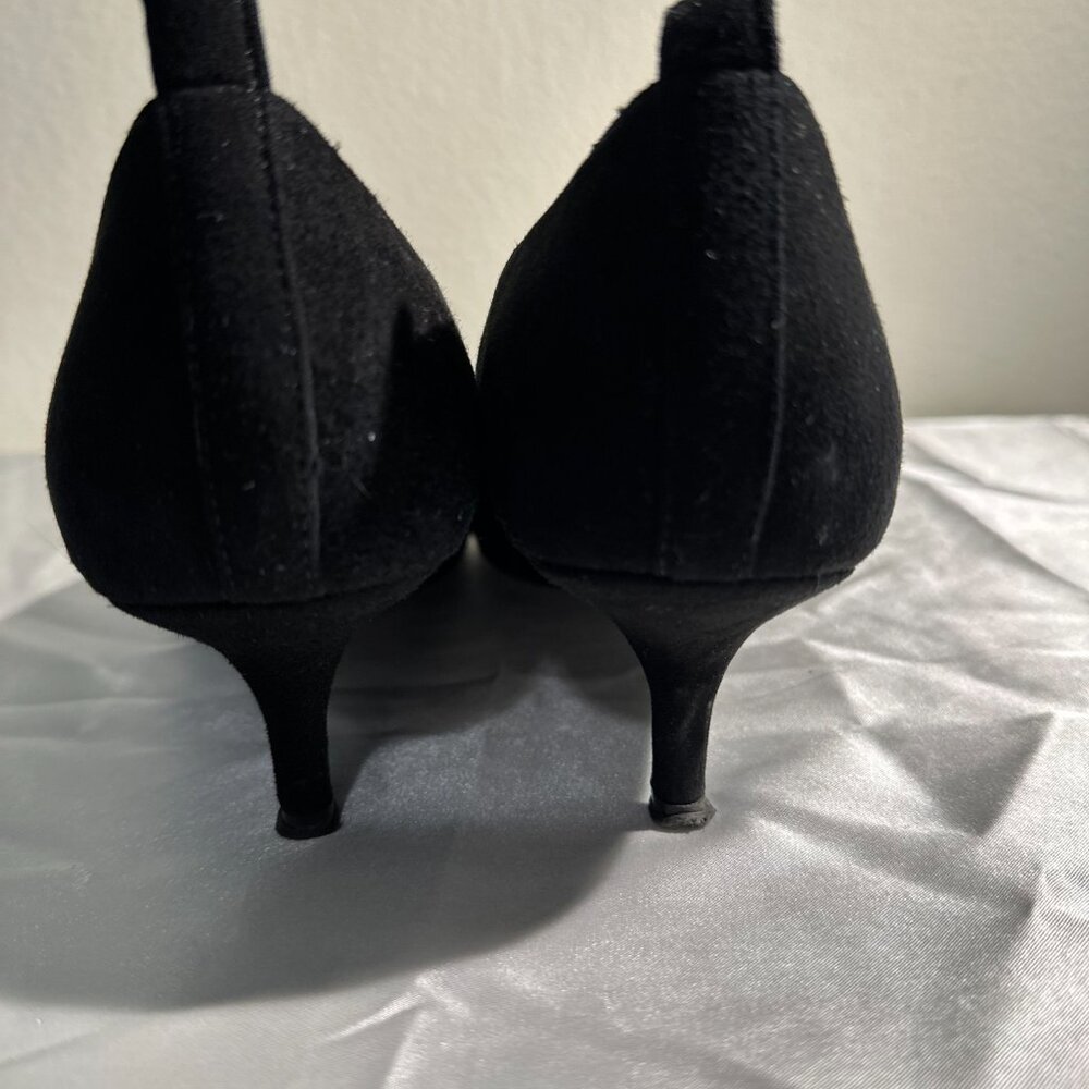 Everlane Black Suede Heels – Size 7.5 - Picture 4 of 7